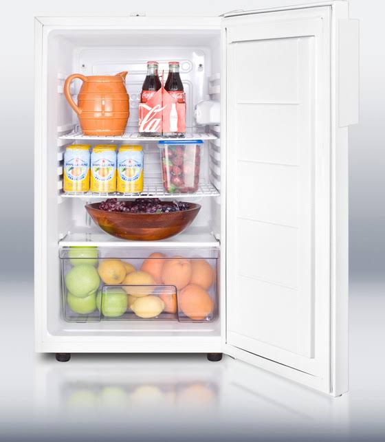 White 4.1 cu ft Compact Refrigerator Q58548