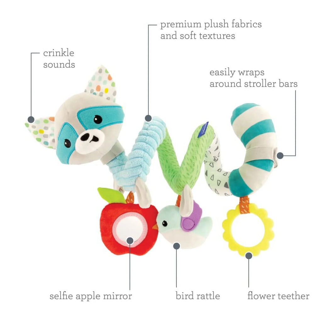 Multicolor Raccoon Activity Toy D5583