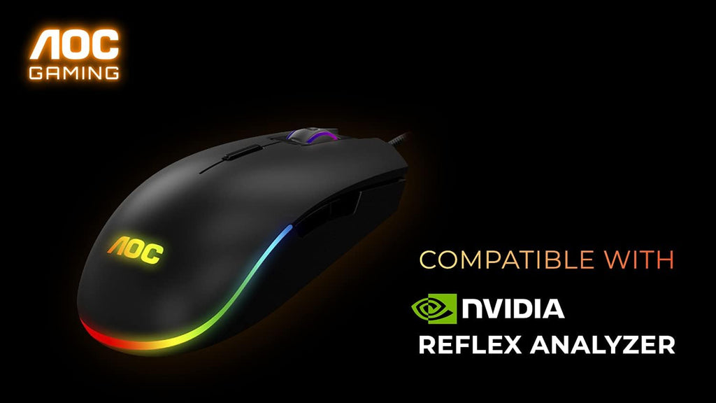RGB Gaming Mouse with OMRON Switches, 16000 DPI, Adjustable Weight L44502