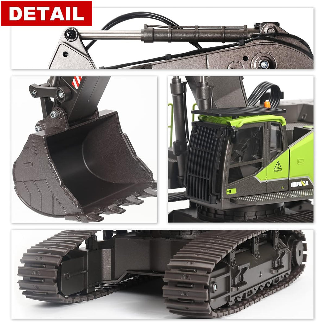 RC Excavator Toy with LED Light Sounds Y350