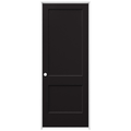 36 in. x 96 in. Black Painted Right-Hand Smooth Solid Core Molded Composite MDF Single Prehung Interior Door E310