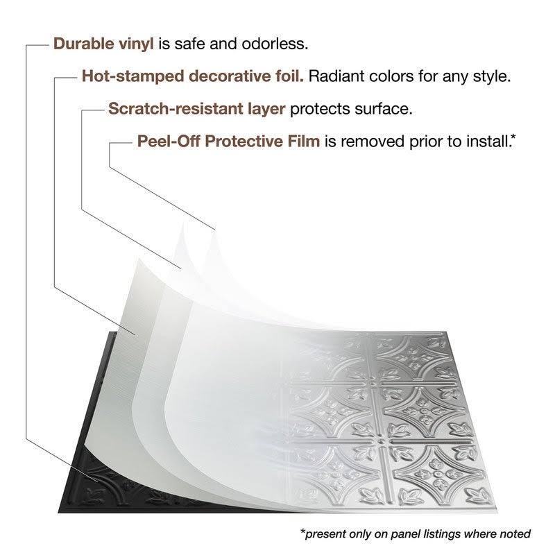 Brushed Aluminum Backsplash Kit S848981