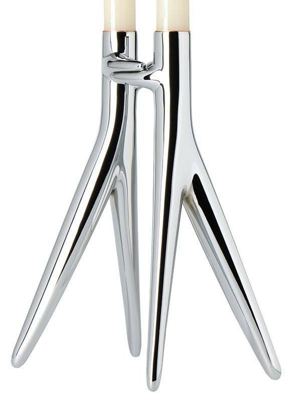 Gold Candle Holder U828