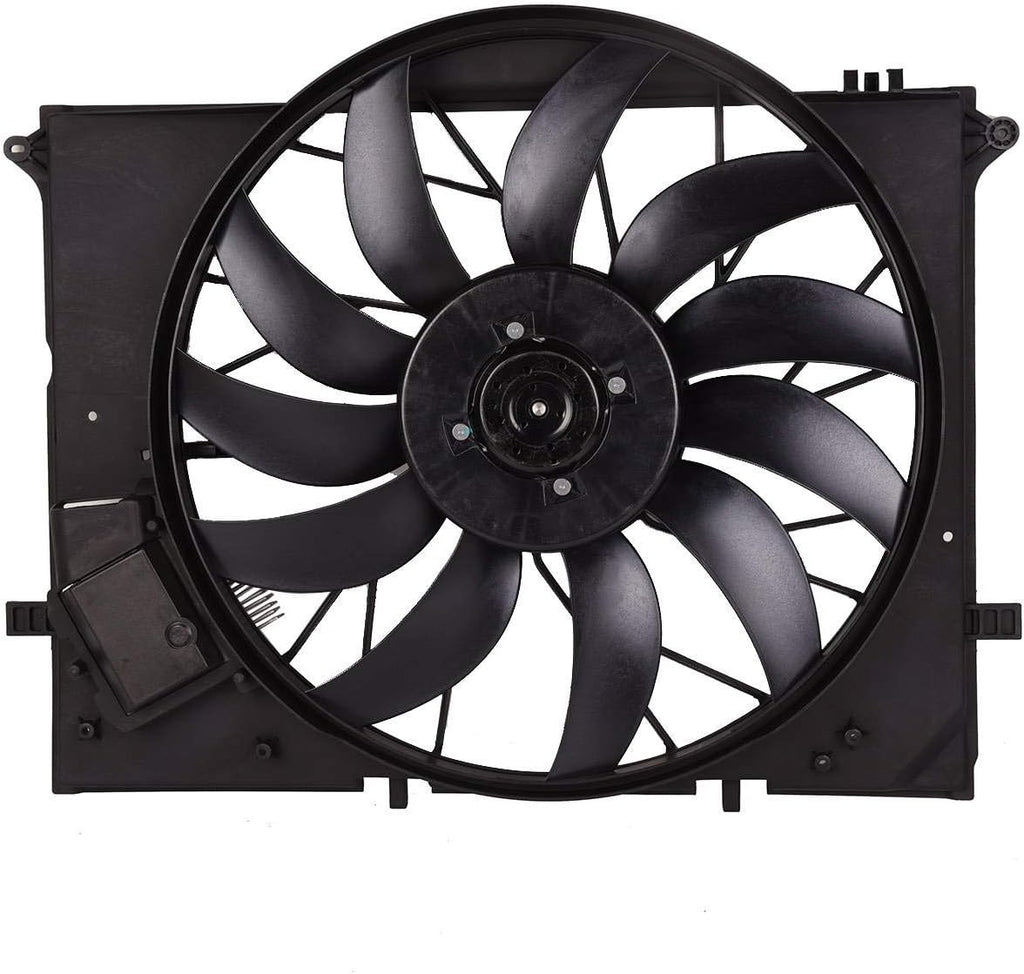 Auxiliary Brushless Cooling Fan Assembly for Mercedes Benz W220 S430 S500 S600 S65 CL500 CL55 SL63 A331