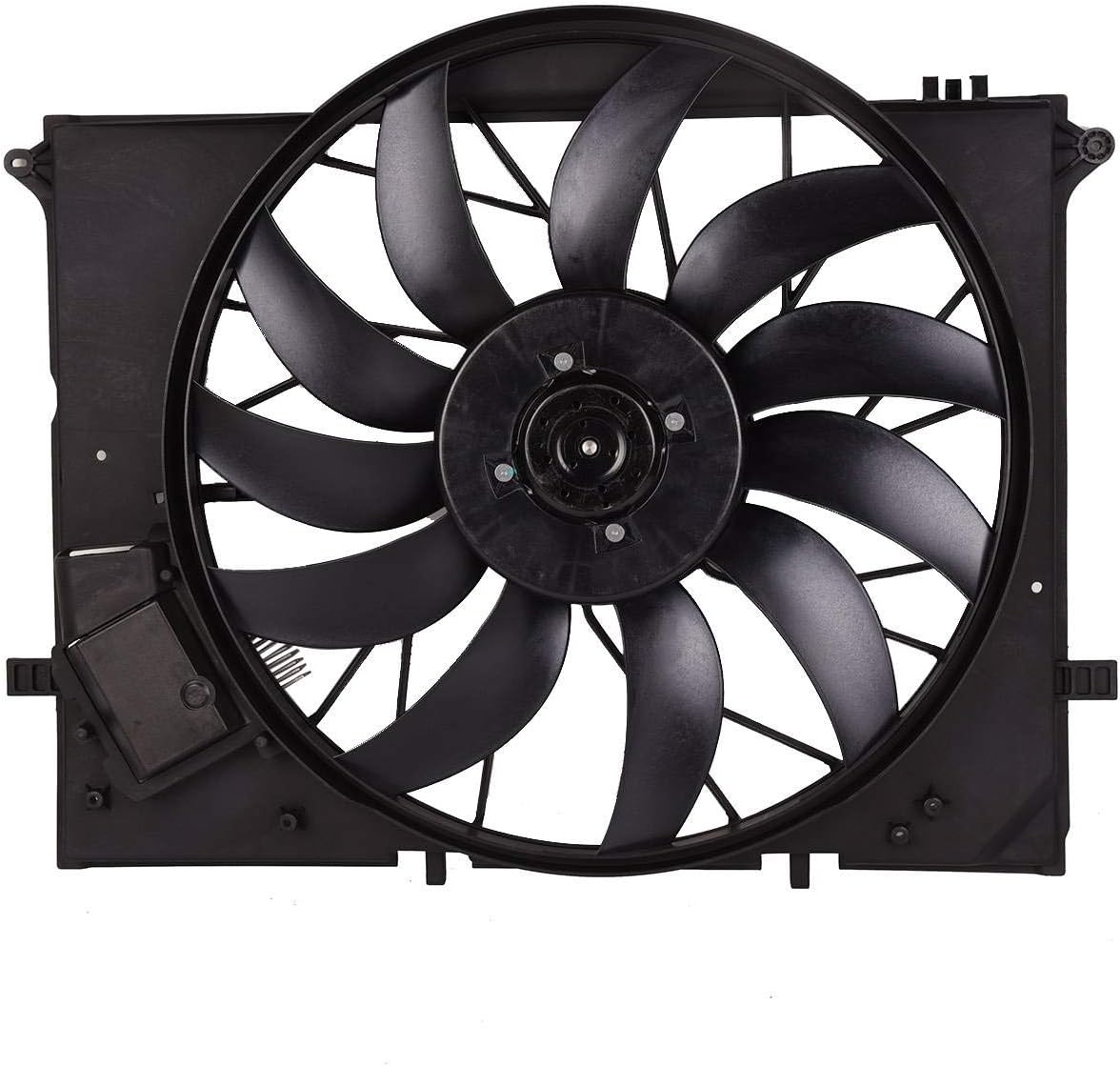 Auxiliary Brushless Cooling Fan Assembly for Mercedes Benz W220 S430 S500 S600 S65 CL500 CL55 SL63 A331