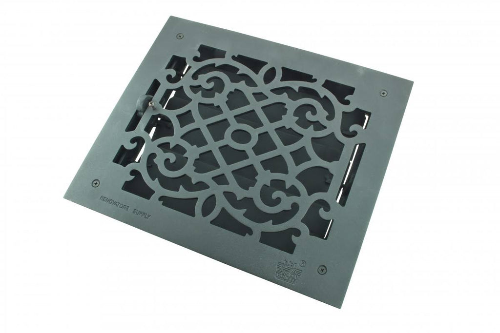 Victorian Cast Floor Heat Register Vent 10 x 12 Z58875