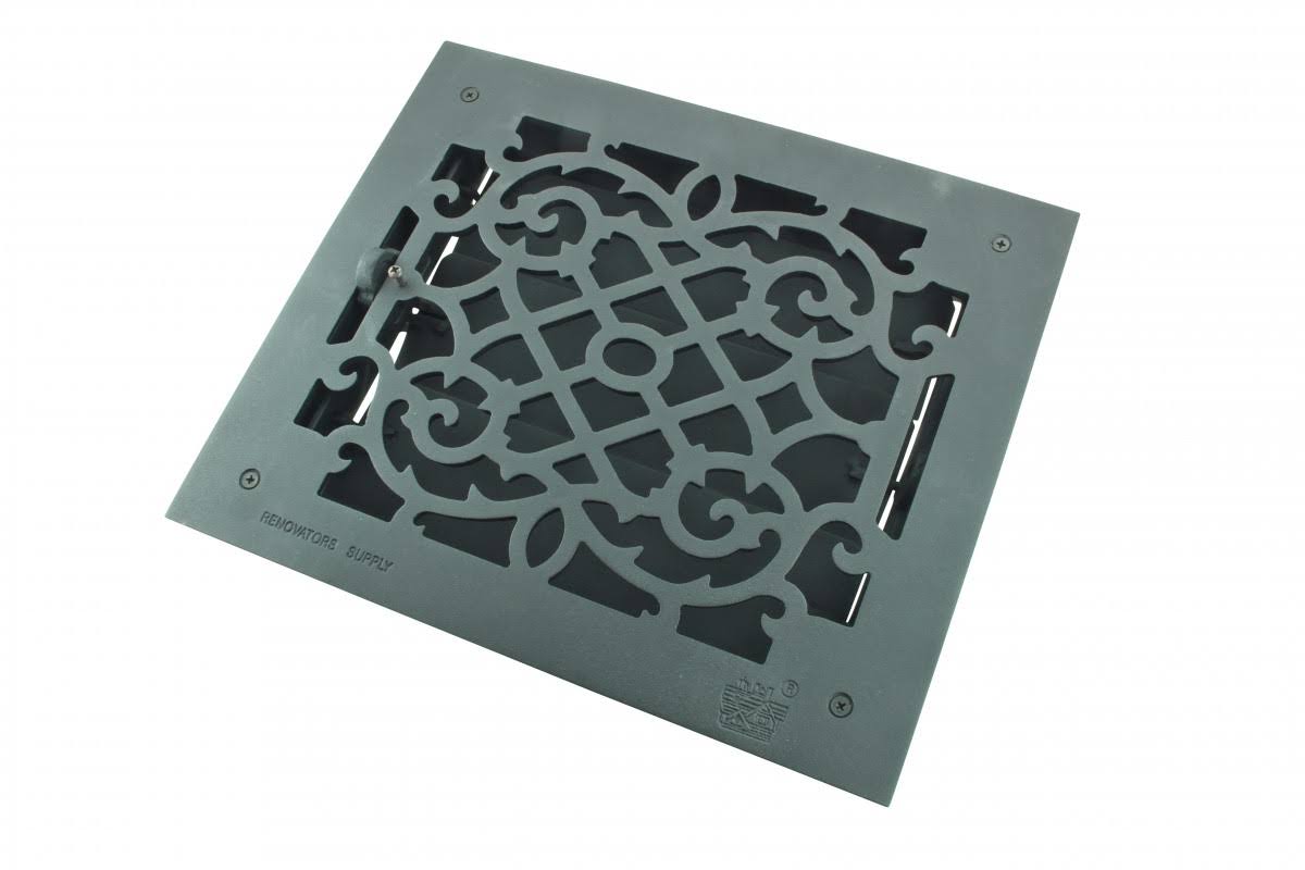 Victorian Cast Floor Heat Register Vent 10 x 12 Z58875