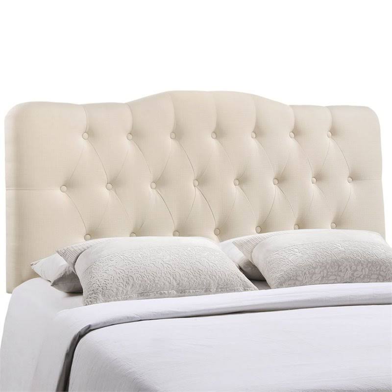 Ivory King Tufted Panel Headboard D44655