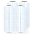 Clear 18 inch x 1500 ft 65 GA Cast Plastic Stretch Wrap Film, 40 Rolls X78410