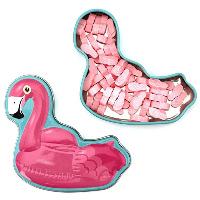 Flamingo Strawberry Lemonade Candies Tin E346079