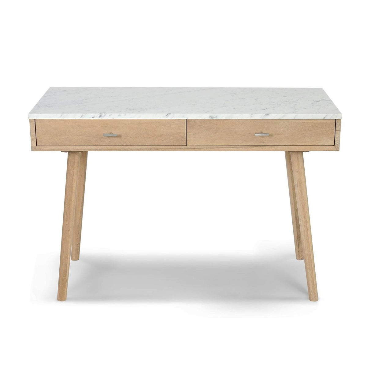 Black Marble White Writing Desk V277