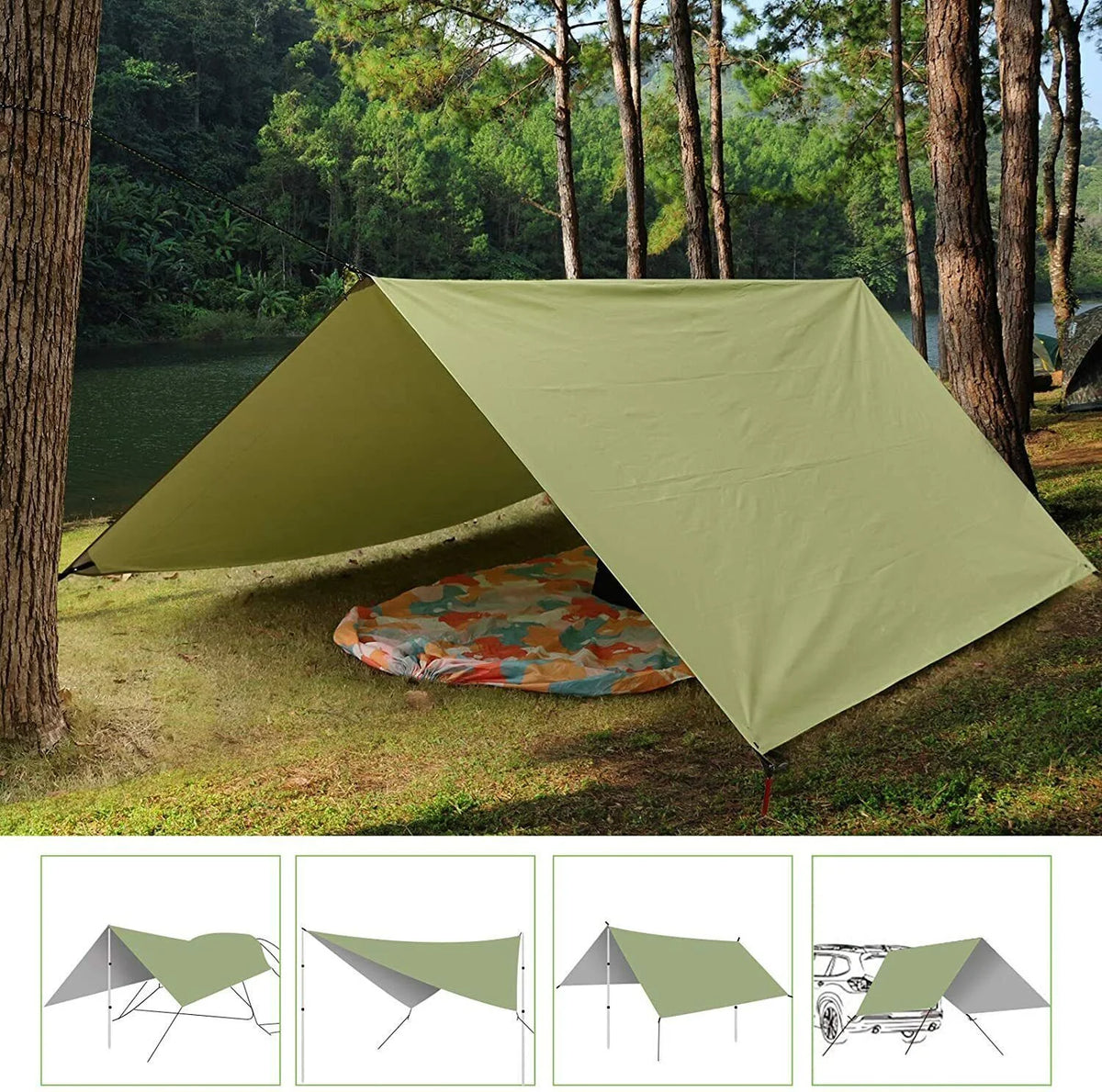 10x10 ft Waterproof Camping Tarp M60935