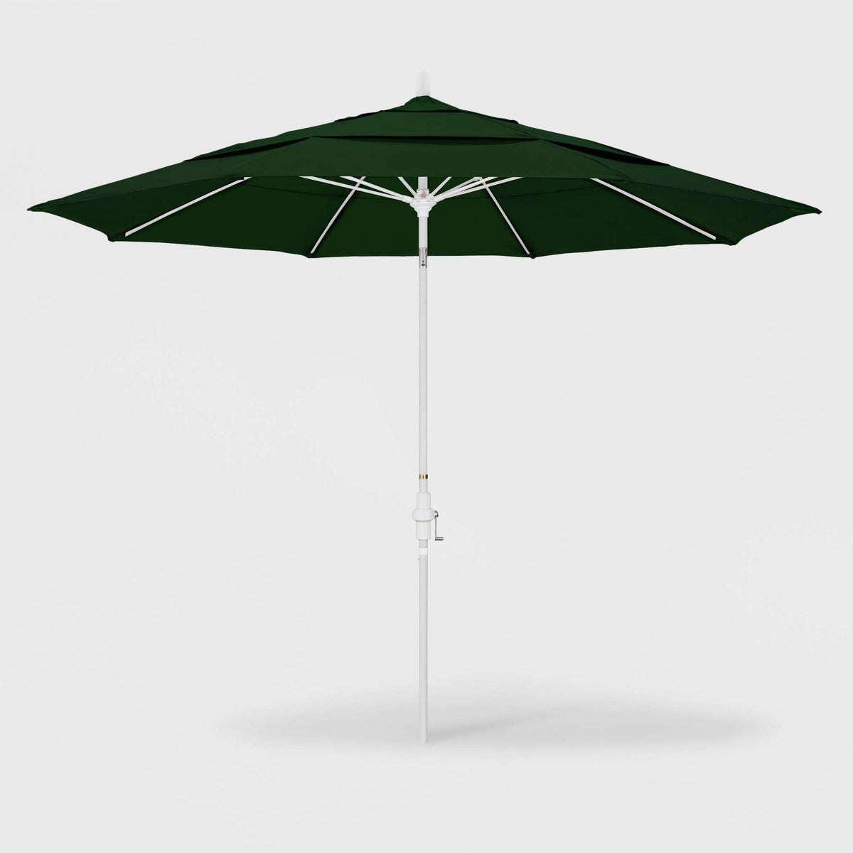 Patio Umbrella Collar Tilt Crank Lift Hunter Green C689365
