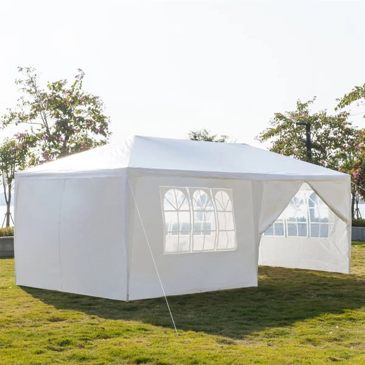 10' x 20' Party Tent Gazebo Canopy with 4 Removable Sidewalls E645