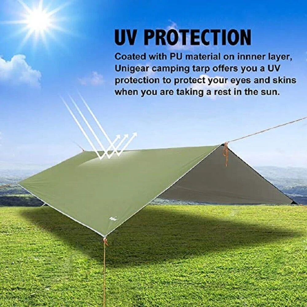 10x10 ft Waterproof Camping Tarp M60935