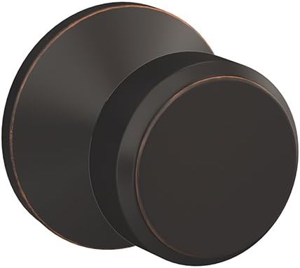 Satin Brass Hall-Closet and Bed-Bath Lock, Pack of 2 A600