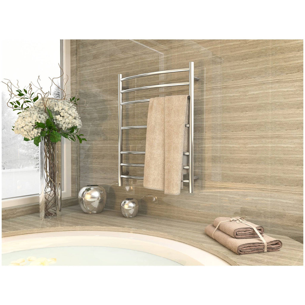 Polished Chrome 7-Bar Electric Towel Warmer Y8326