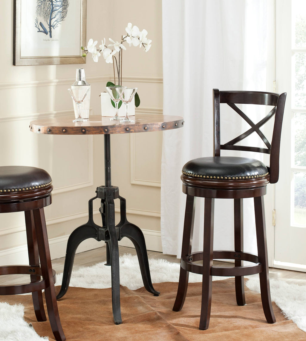 Swivel Bar Stool Cappuccino/Black B13675