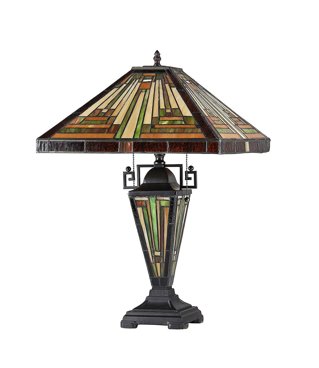 Tiffany-style 3 Light Table Lamp C5870