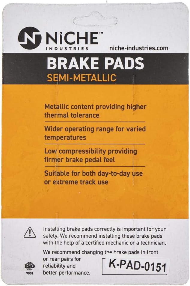 Semi-Metallic Brake Pad Set Pack of 2 D770