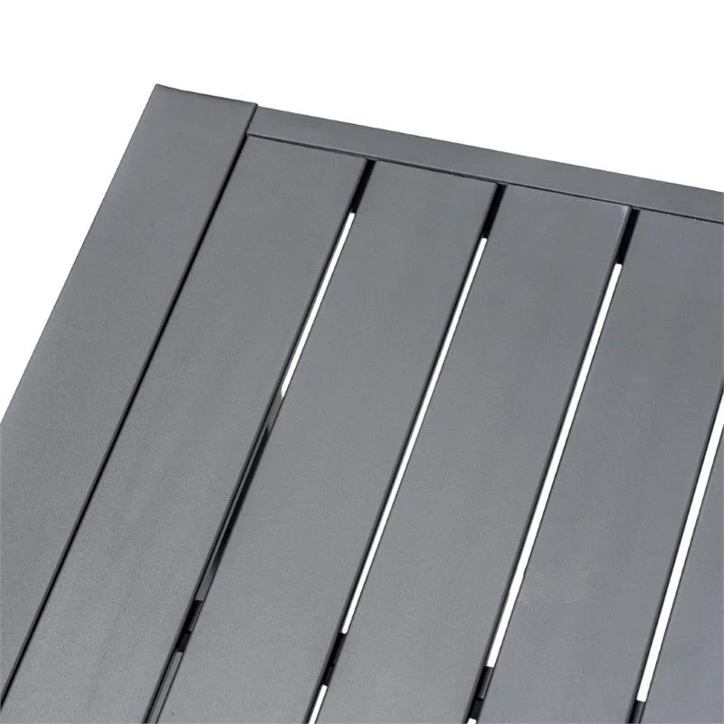12-Piece Outdoor Aluminum Sectional Sofa Set in Black B56457