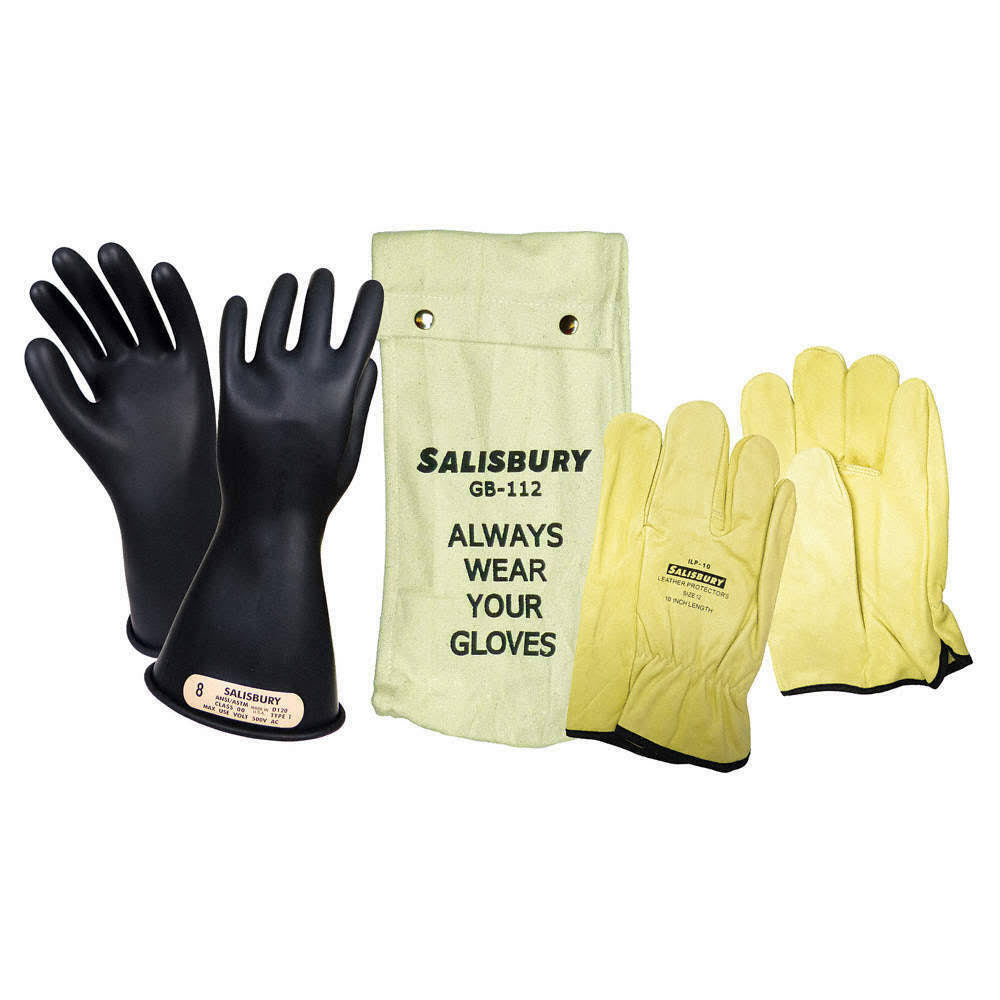Class 00 Electrical Glove Kit, Sz 10 E382