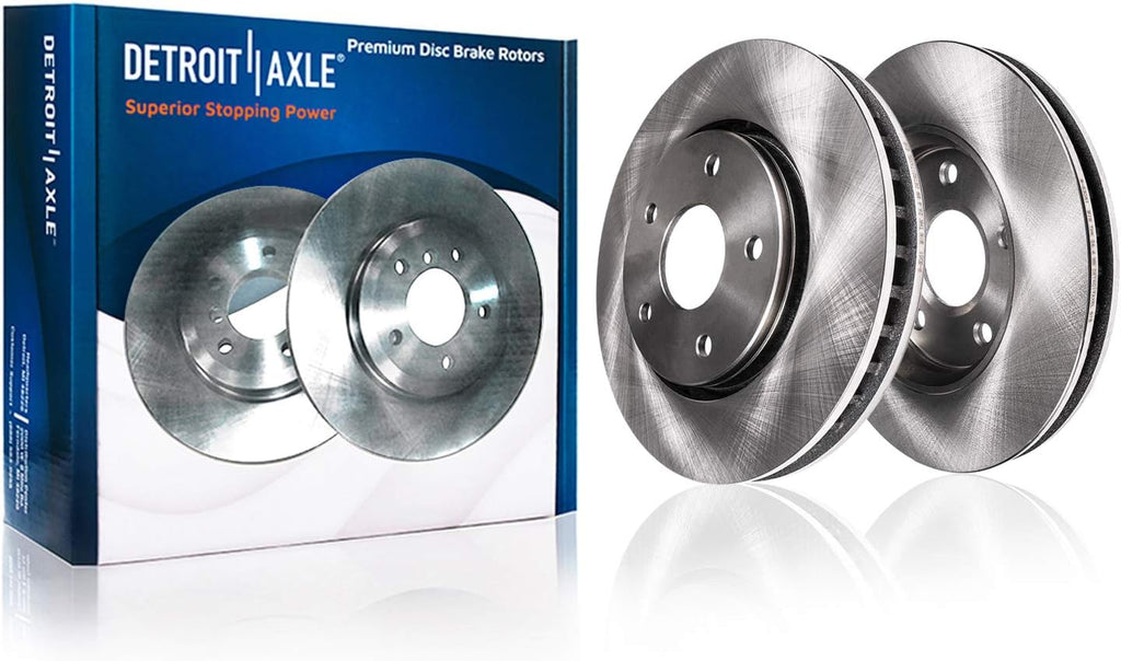 Front and Rear Disc Rotors and Brake Pads 10pc Set B344243
