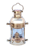 Solid Brass Anchor Oil Lantern S7413