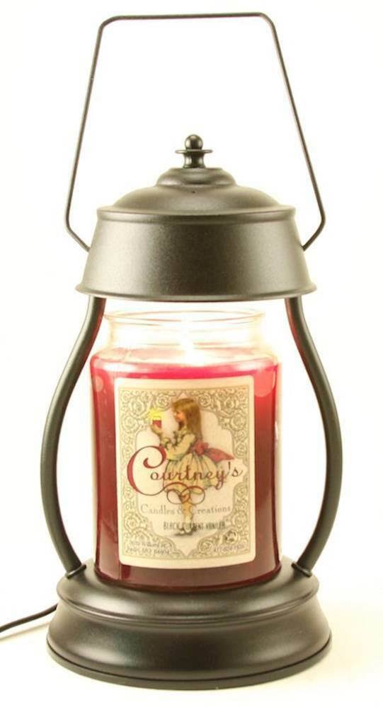 Amber Powder 26 oz Candle Warmer and Candle D9901
