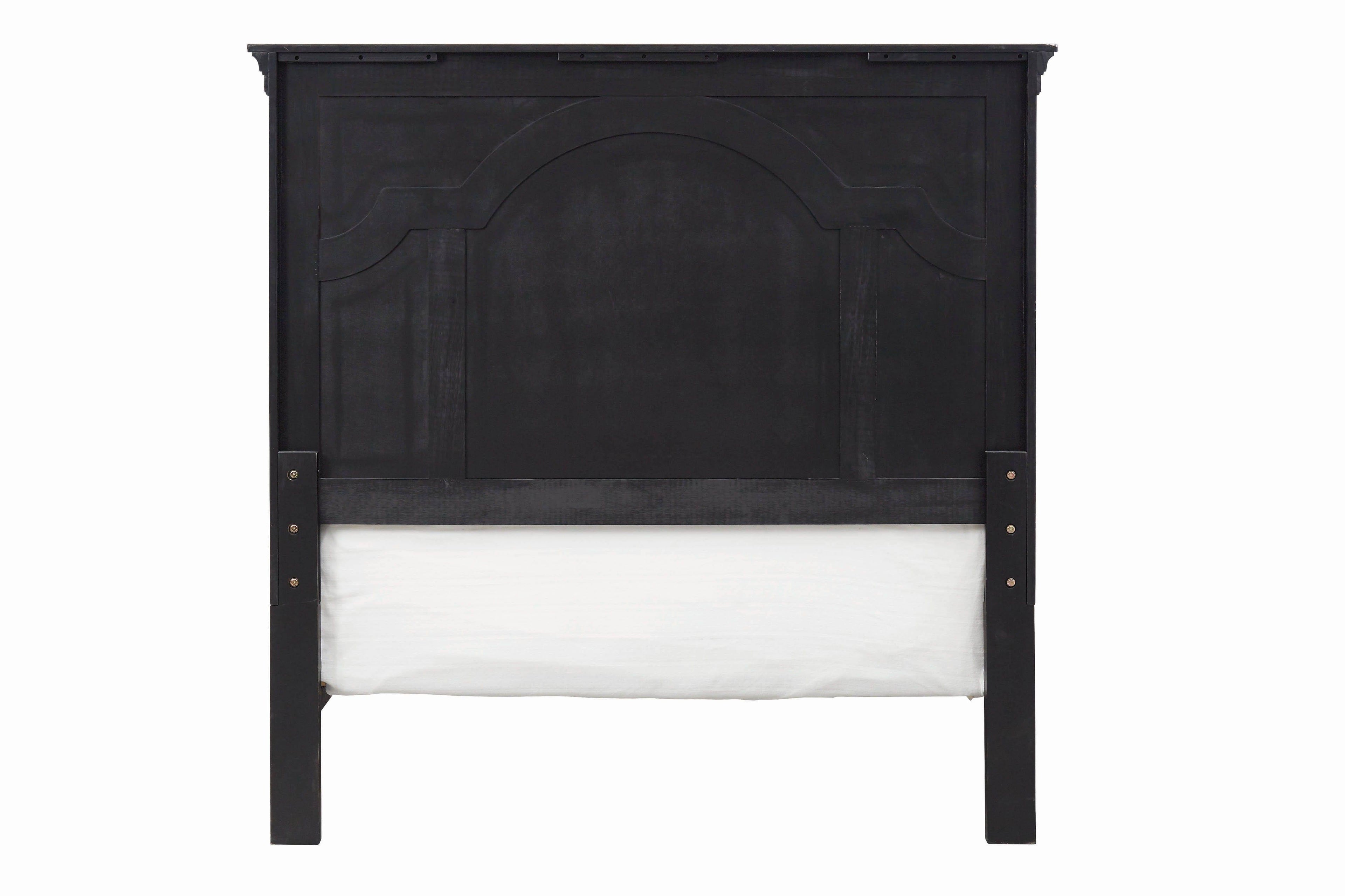 Vintage Black Eastern King Size Bed T757