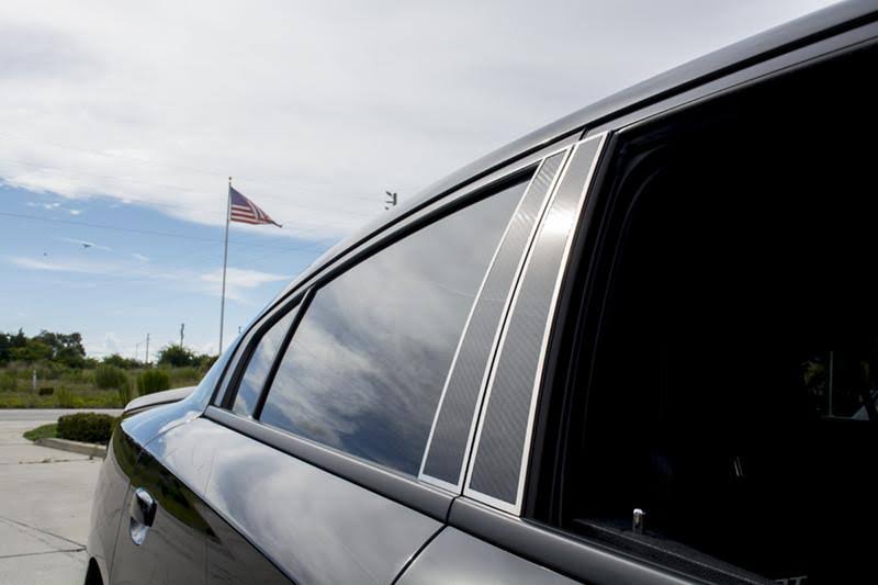 Door Pillar Trim Carbon Fiber 4pc X5192