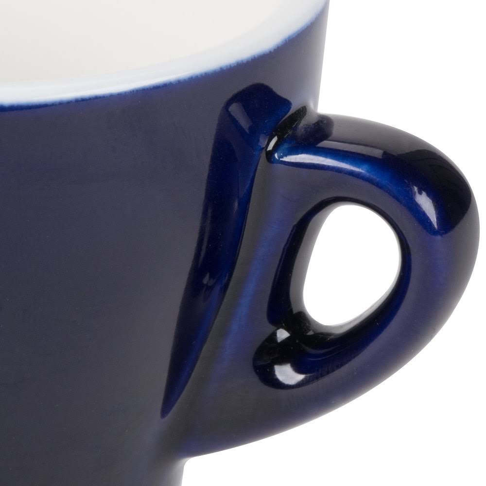 3.5 oz Blue Espresso Cup with Saucer - 48/Case U256