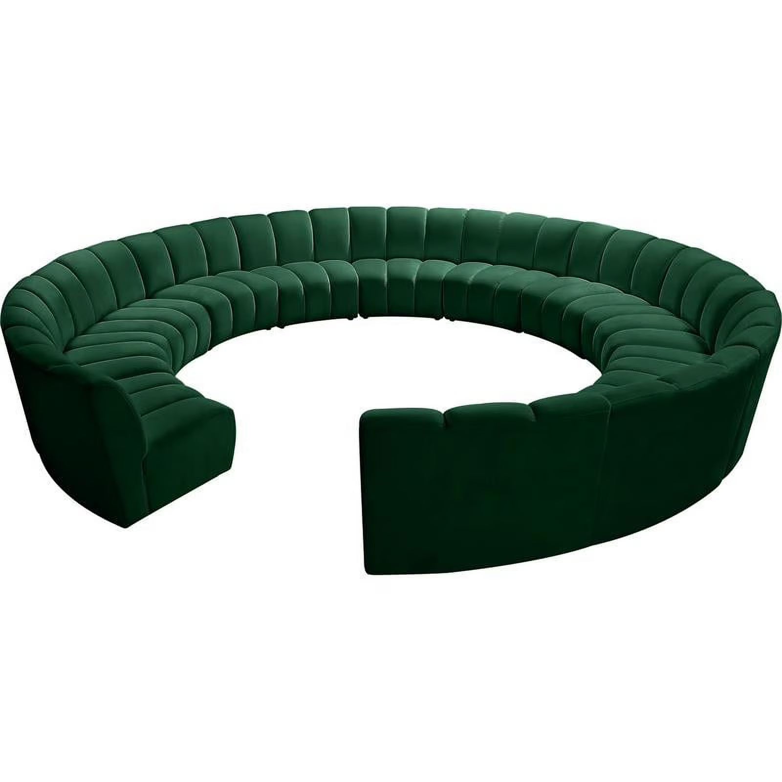 Green Velvet Modular Sectional K802
