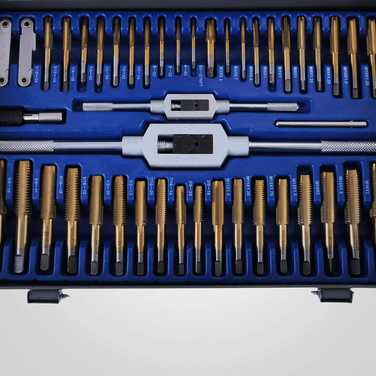 86-Piece Tap and Die Set Metric Titanium Steel X3269