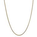 14kt Yellow Gold 1.5mm Franco Chain 18 inch Lobster Clasp H898