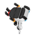 Motorcycle Phone Mount Holder Waterproof 360° Rotation M8 Screw Mount for 3.5-6.5inch Phone B6225