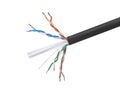 1000ft Cat6 Bulk Bare Copper Ethernet Cable Black L2275
