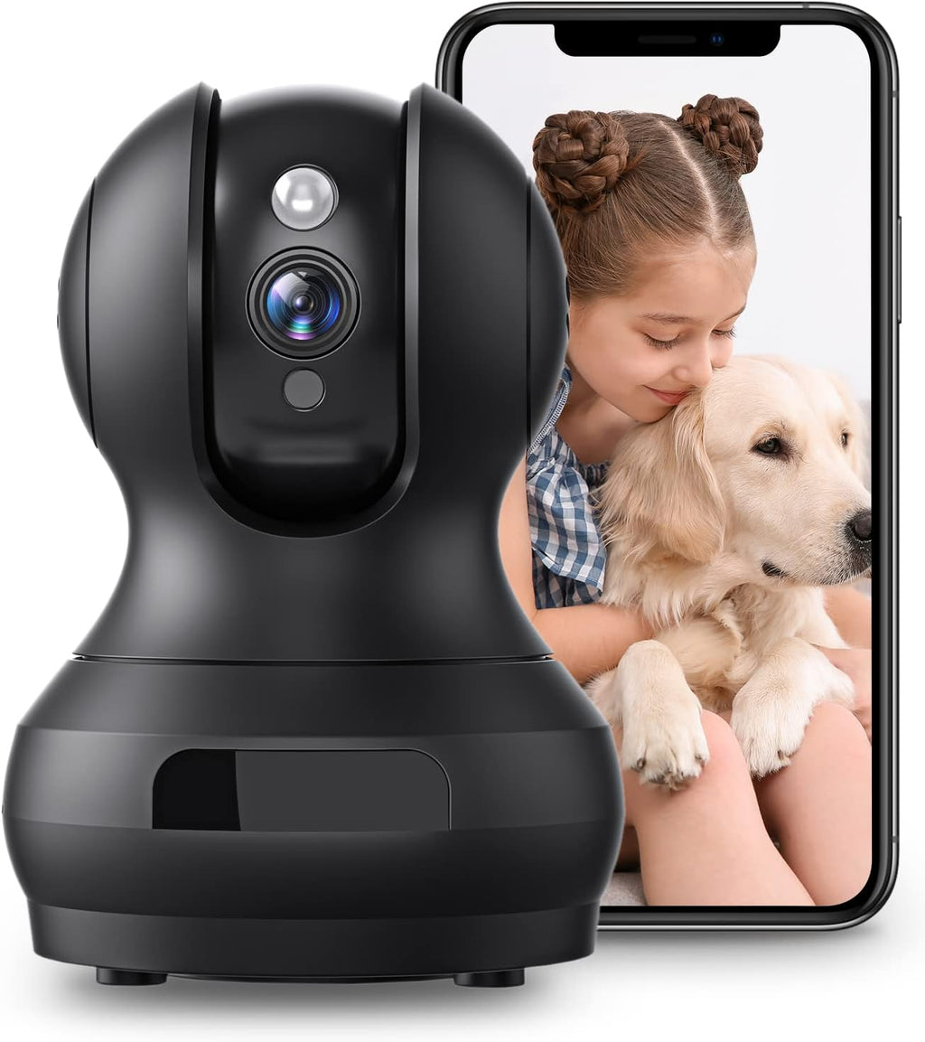 2K Indoor Pet Camera with Phone APP, Pack of 2 D224468