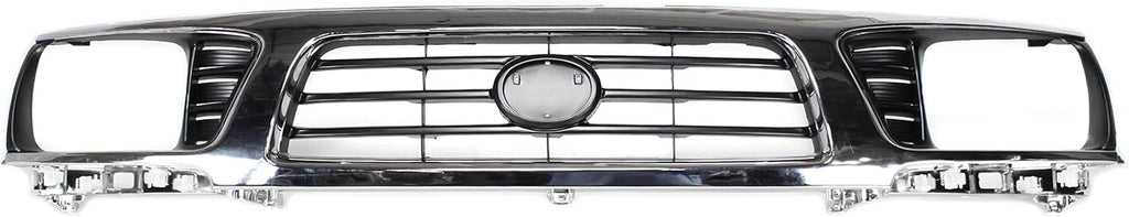 Chrome Shell Grille with Painted Black Insert O799878