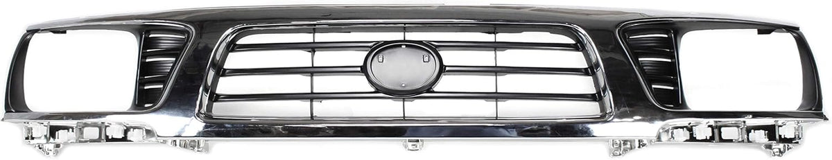 Chrome Shell Grille with Painted Black Insert O799878