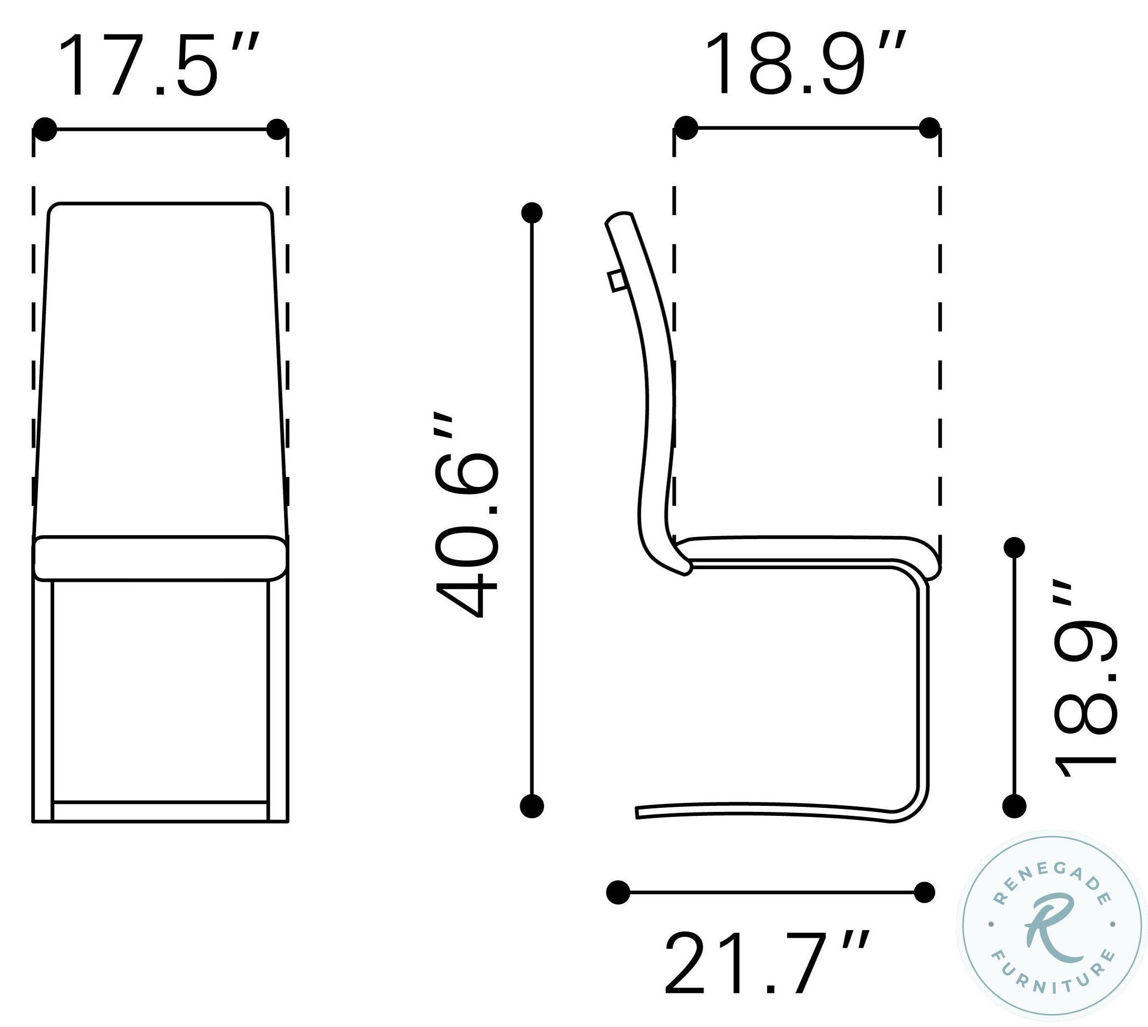 Gray Dining Chair (Set of 2) V266978