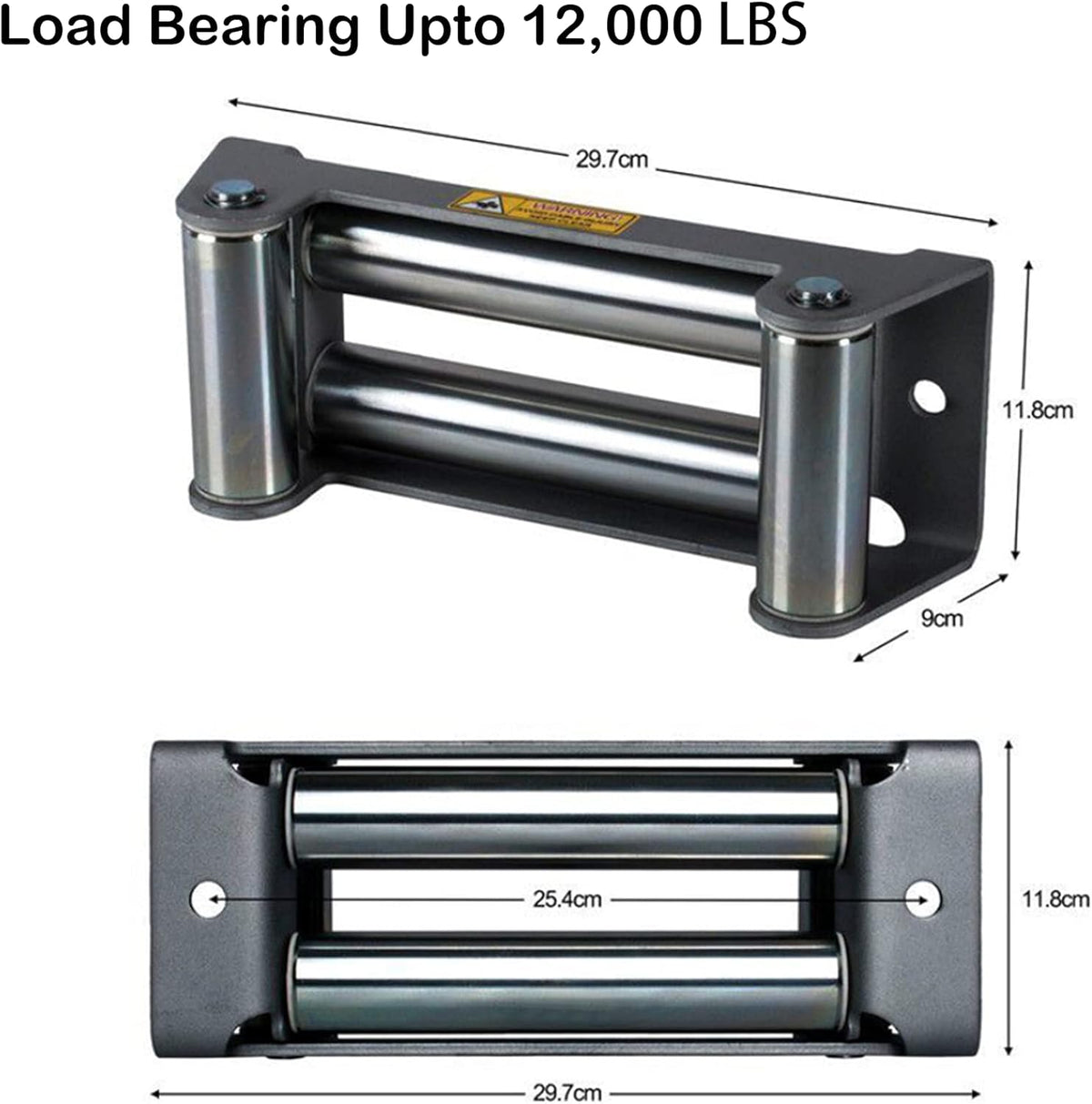 10 inch 4 Way Universal Mount Cable Guide Winch Roller Fairlead H294343