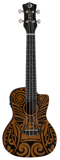Tribal Concert Ukulele with Preamp Q968