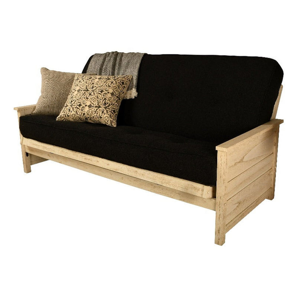 Full-size Coil Futon Mattress in Black T200