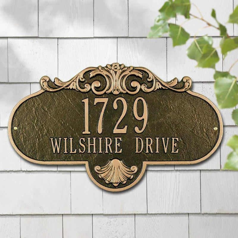 Antique Brass Wall Two Line H58248