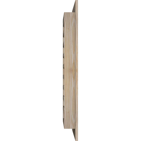 Unfinished Functional Vertical Gable Vent D1389