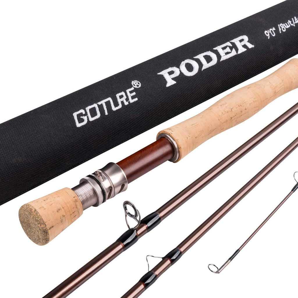 9ft 4 Piece Carbon Fly Fishing Rod with Carrying Case B294