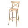 White Counter Height Barstool X77255