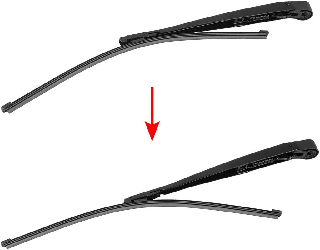 Rear Windshield Wiper Blade Arm Set 405mm J832
