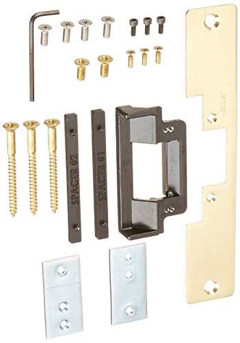 Satin Brass Faceplate for V3 Strike P7287